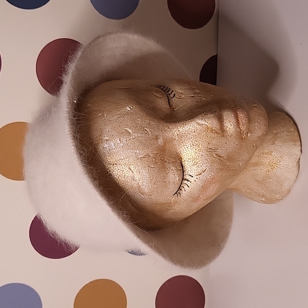 Angora Rabbit hair vintage hat